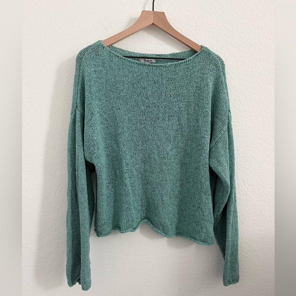 Madewell // EUC Boatneck Pullover Sweater - Picture 7 of 9